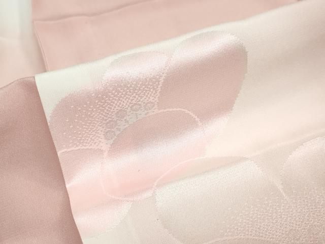 平和屋着物○長襦袢 無双仕立て 舞梅地紋 暈し染め 正絹 逸品