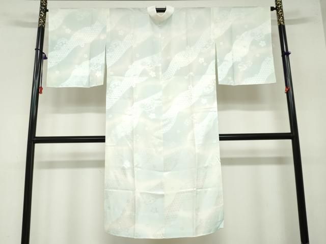 平和屋着物 長襦袢 無双仕立て 舞桜鈴地紋 正絹 ud