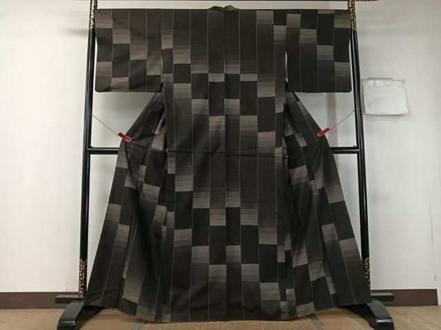 平和屋着物 本場大島紬 9マルキ 吉祥間道 正絹 vp