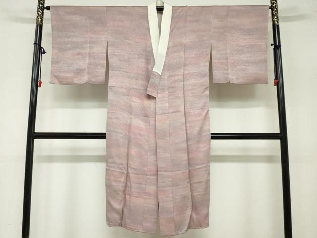 平和屋着物 長襦袢 袷 霞文 正絹 ud