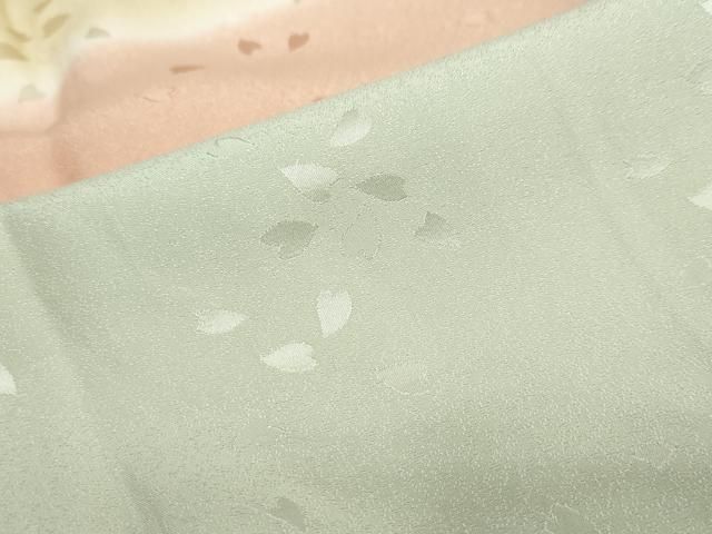 袷 舞桜地紋