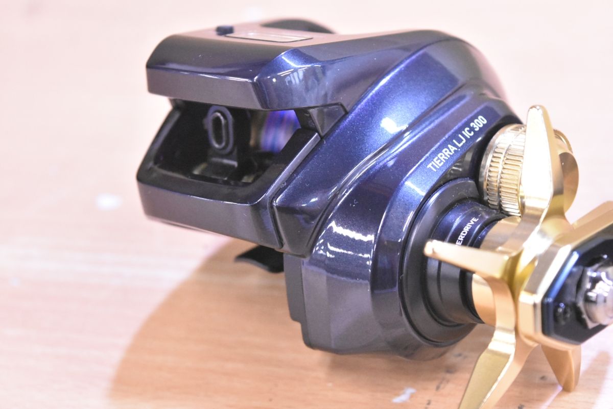 ダイワ ティエラ LJ IC 300HL 左巻き カウンター付き ベイトリール