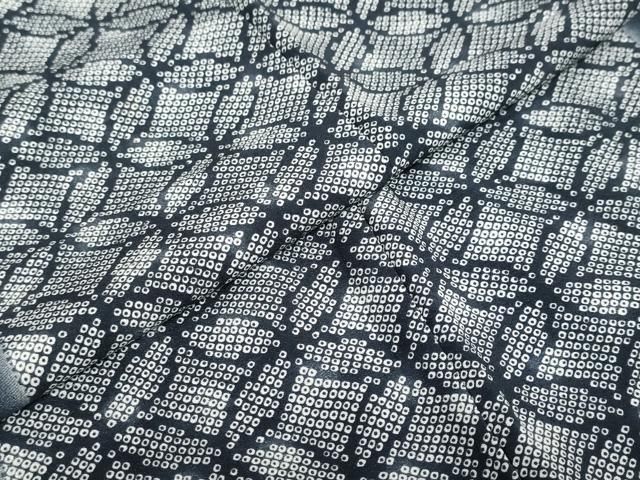 鹿の子七宝間道 暈し染め