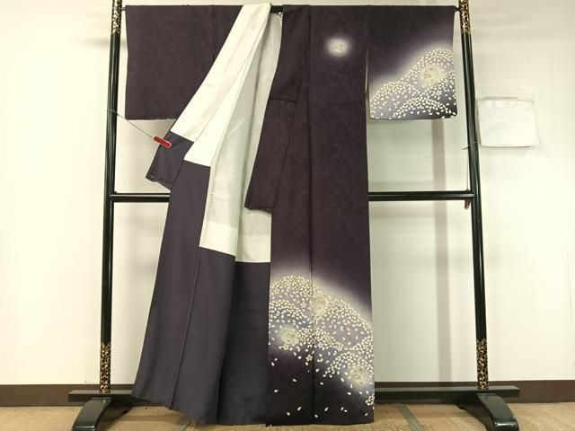 平和屋着物 訪問着 雪輪舞桜 暈し染め 金彩 正絹 vp