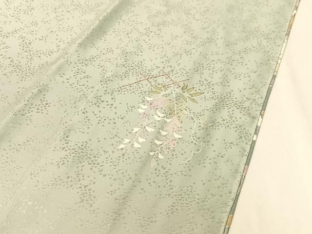 扇面貝合わせ花文 暈し染め