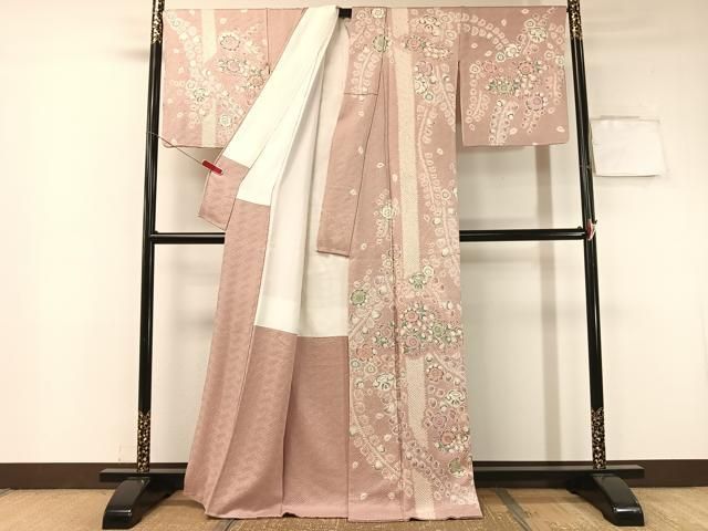 平和屋着物 訪問着 絞り 辻が花 正絹 vp