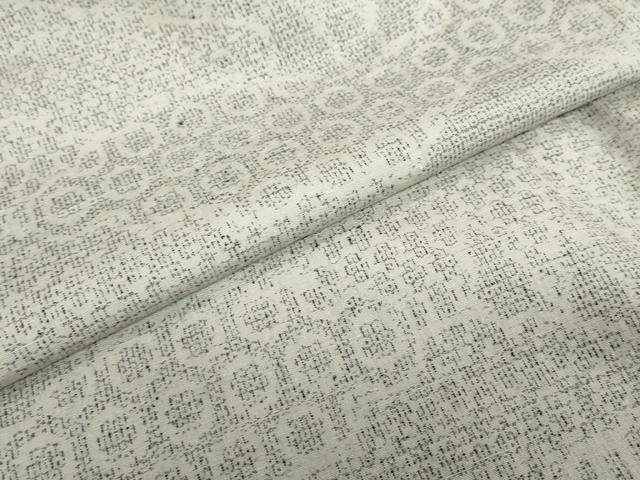 切嵌幾何学文 正絹