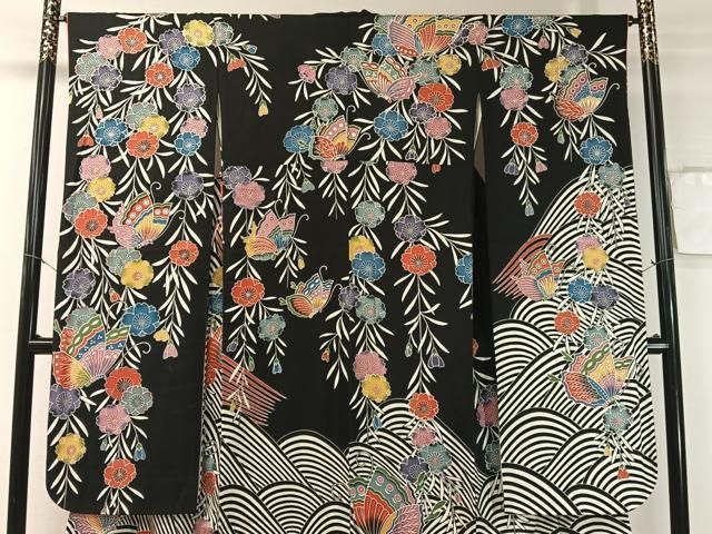 豪華振袖 型染め