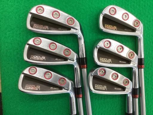 DOCUS DESIGN シルバー 6 S アイアンセット IR 特注シャフト フレックスS メンズ 男性用 右利き 右用 Dランク ゴルフクラブ