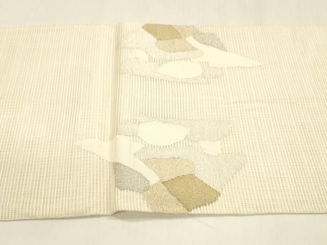 太鼓柄袋帯 抽象流水文