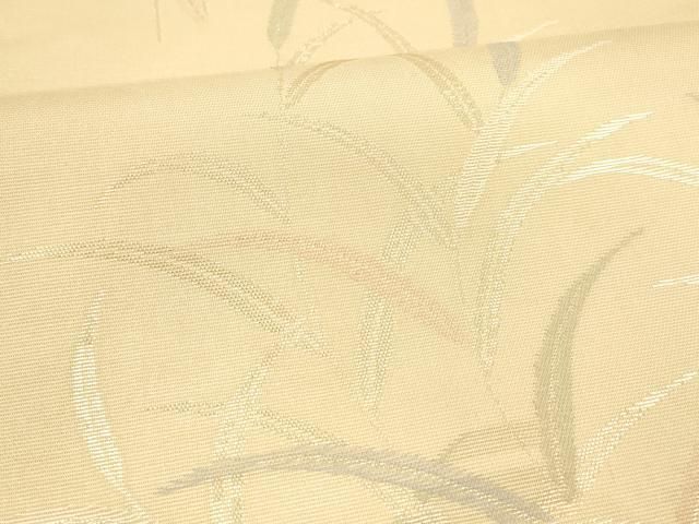  平和屋着物 夏物 六通柄袋帯 草葉文 金糸 正絹 cm 袋帯 帯