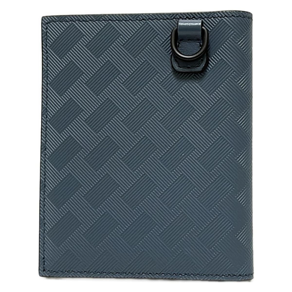 MONTBLANC モンブラン 札入れ - ブルーグレー レザー