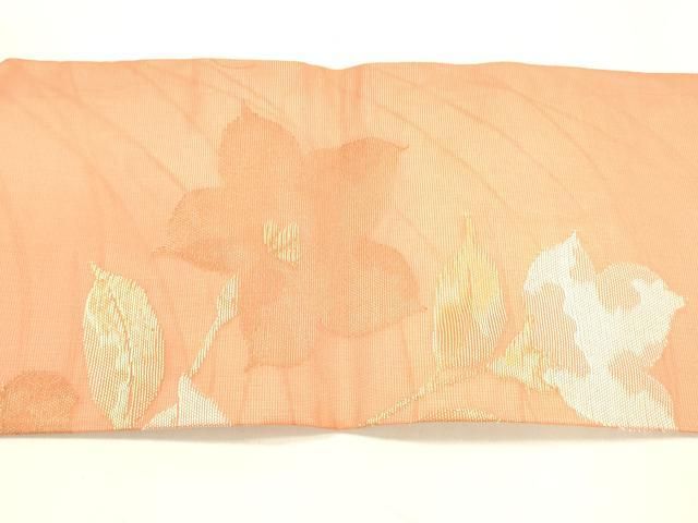  平和屋着物 夏物 九寸名古屋帯 草花文 金糸 正絹 cm 名古屋帯 帯