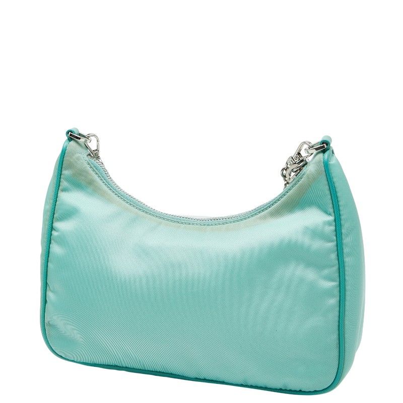 プラダ 三角ロゴプレート チェーン ハンドバッグ ショルダーバッグ