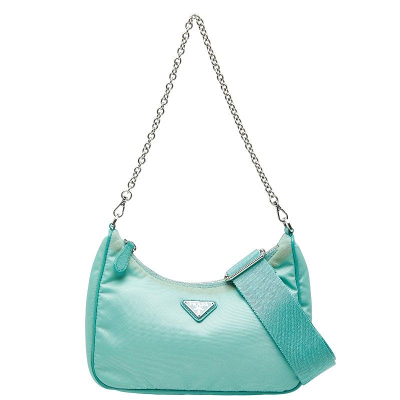 プラダ 三角ロゴプレート チェーン ハンドバッグ ショルダーバッグ プラダ 三角ロゴプレート チェーン ハンドバッグ ショルダーバッグ