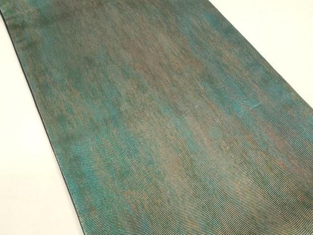 平和屋着物 夏物 六通柄袋帯 霞文 銀糸 引箔 正絹 cm