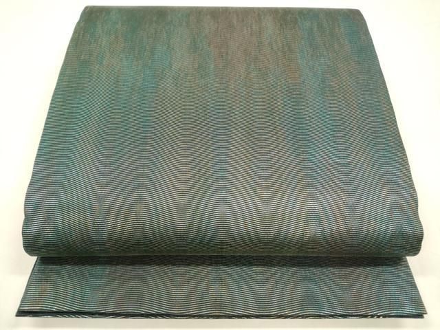 平和屋着物 夏物 六通柄袋帯 霞文 銀糸 引箔 正絹 cm