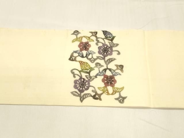 夏物 九寸名古屋帯