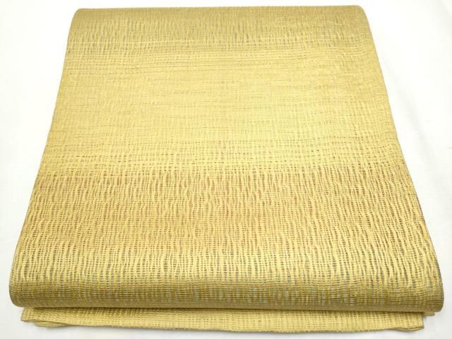 平和屋着物 スリーシーズン 春夏秋 両面 全通柄袋帯 櫛織 霞文 金糸 正絹 hy