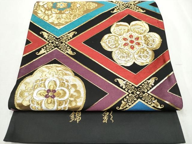 平和屋着物○西陣 京藝 六通柄袋帯 七絛織成裂