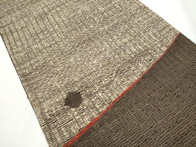 平和屋着物 スリーシーズン 春夏秋 太鼓柄袋帯 紬地 霞文 正絹 hy