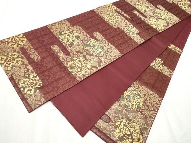 彩天目織 六通柄袋帯