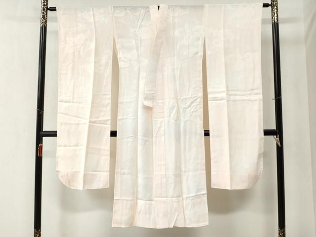 平和屋着物●振袖用長襦袢　無双仕立て　竜田川楓花地紋　正絹　逸品　未使用　CABA6331yc 平和屋着物○振袖用長襦袢 無双仕立て 竜田川楓花地紋 正絹 逸品 未