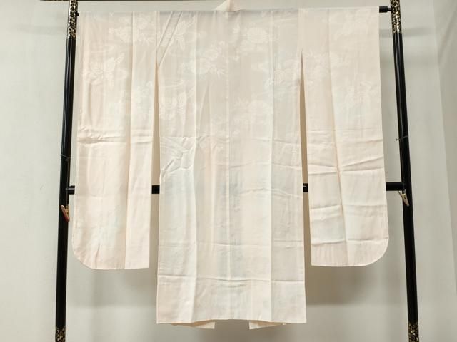 平和屋着物 振袖用長襦袢 無双仕立て 竜田川楓花地紋 正絹 yc