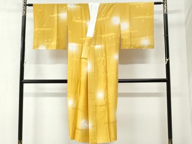 平和屋着物 長襦袢 無双仕立て 兎 蛍暈し 正絹 yc