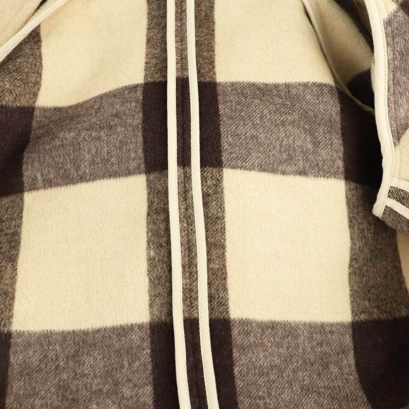 スナイデル SNIDEL 23AW フードチェックコート アウター 1 ダーク 