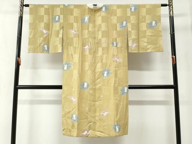 平和屋着物○長襦袢 無双仕立て 兎 やまと誂製 正絹 逸品 CABA6358yc