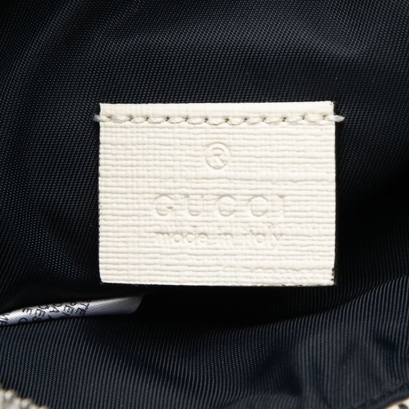  グッチ チルドレンズ イチゴ タツノオトシゴ ボディバッグ ウエストバッグ 502095 ブルー マルチ ナイロン レディース GUCCI 222-46097 ボディバッグ ウエストポーチ バッグ