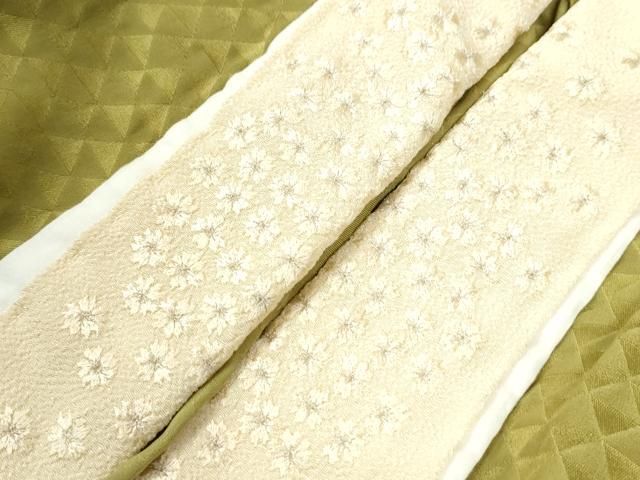  平和屋着物 長襦袢 無双仕立て 鱗地紋 暈し染め 半衿刺繍 正絹 yc 長襦袢 長襦袢 半襦袢