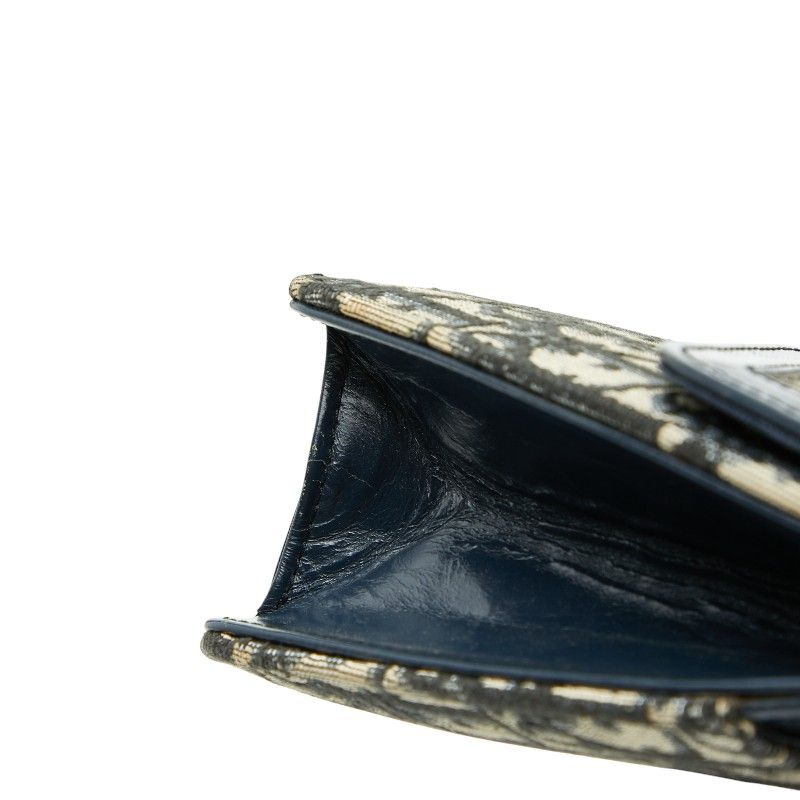  ディオール トロッター クラッチバッグ セカンドバッグ ネイビー ベージュ キャンバス レザー レディース Dior 1-0246438 クラッチバッグ バッグ