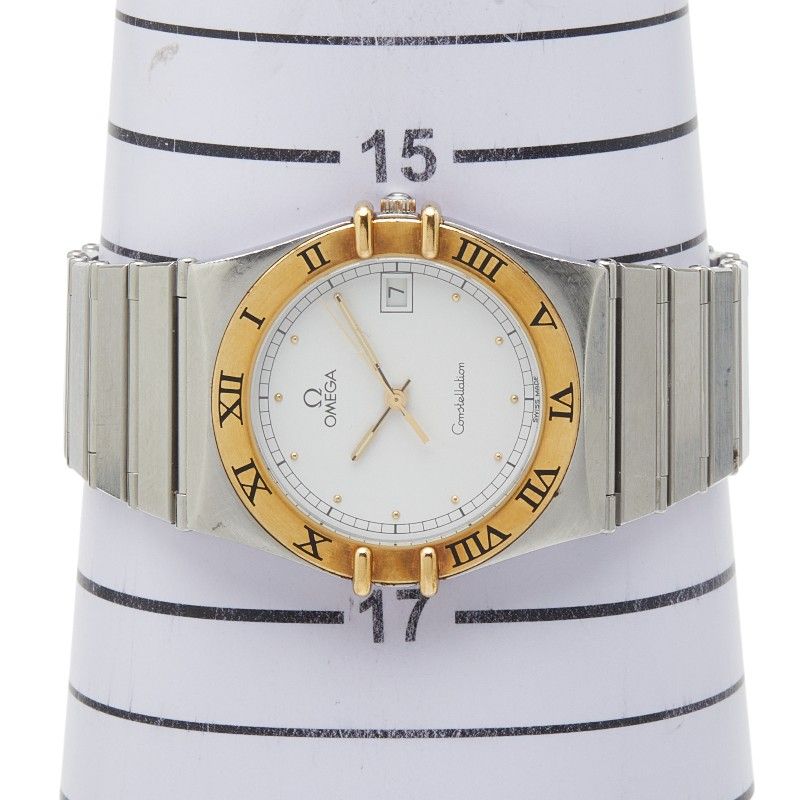 オメガ コンステレーション シルバー ゴールド ステンレススチール