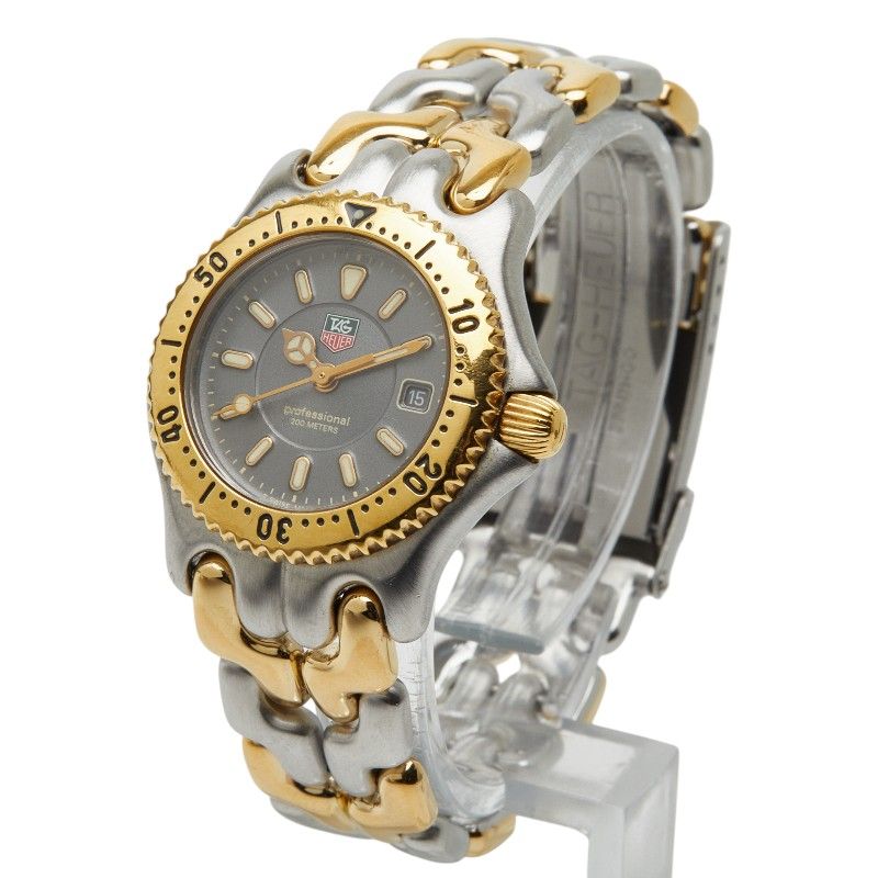 タグホイヤー セル プロフェッショナル200 WG 1320-0 シルバー ゴールド ステンレススチール メッキ ボーイズ TAG HEUER 214-47025
