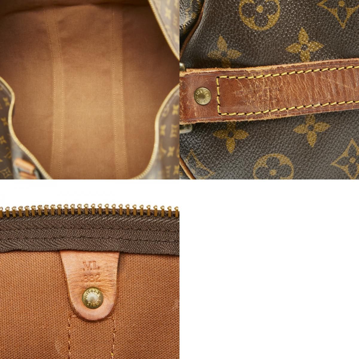 ルイ ヴィトン モノグラム キーポル バンドリエール55 ボストンバッグ トラベルバッグ M 41414 ブラウン PVC レザー レディース LOUIS VUITTON 1-0247751 テーラード フレアシルエット