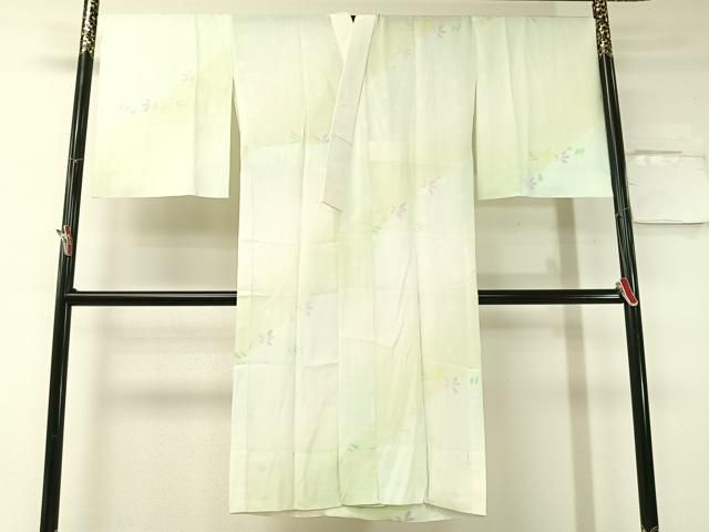  平和屋着物 長襦袢 無双仕立て 草花文 暈し染め 正絹 vp オフィスカジュアル 長襦袢 長襦袢 半襦袢