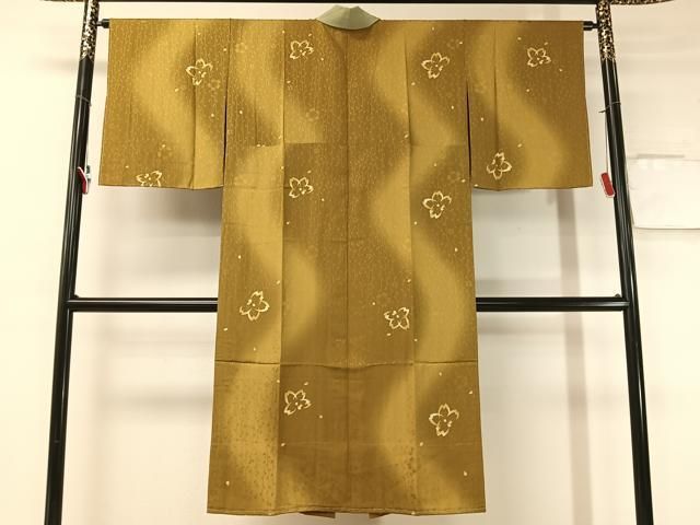  平和屋着物 長襦袢 無双仕立て 舞桜 暈し染め 半衿刺繍 やまと金ラベル 正絹 vp 長襦袢 長襦袢 半襦袢