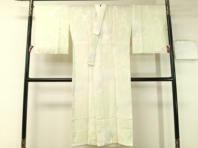 平和屋着物 長襦袢 無双仕立て 枝垂れ桜飛鳥地紋 暈し染め 半衿刺繍 正絹 vp