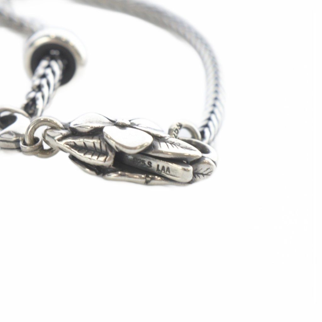 トロールビーズ TROLLBEADS 注文 SV ビックフラワーロック×ストッパー