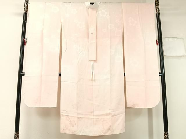 平和屋着物 振袖用長襦袢 無双仕立て 舞桜地紋 暈し染め 正絹 vp