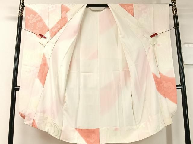 平和屋着物○振袖用長襦袢 袷 辻が花地紋 暈し染め 正絹 逸品