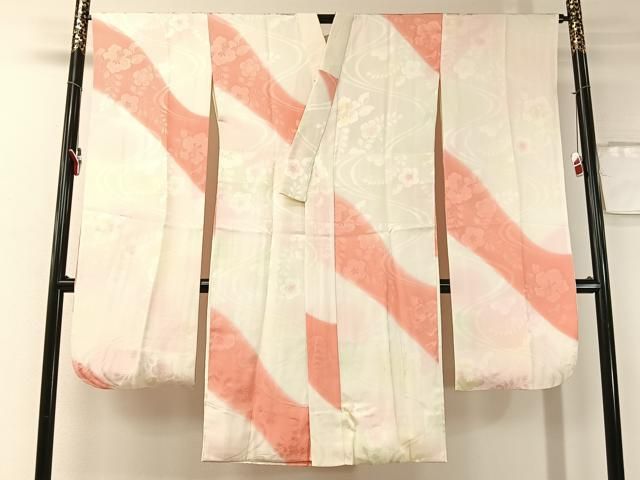 平和屋着物 振袖用長襦袢 袷 辻が花地紋 暈し染め 正絹 vp