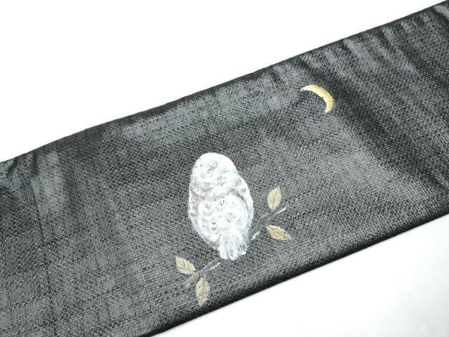 九寸名古屋帯 手描き