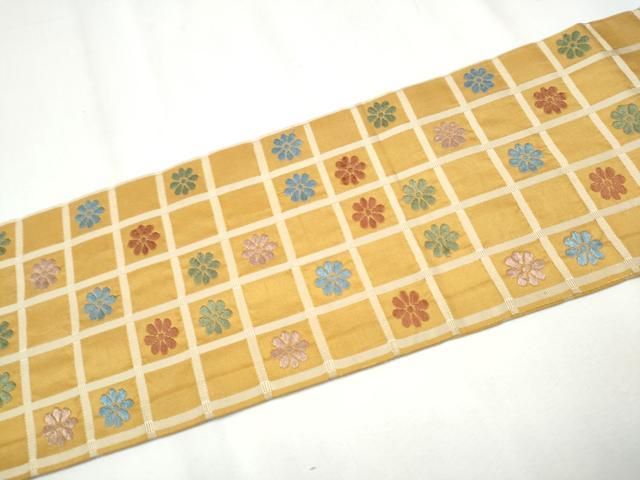 平和屋着物●九寸名古屋帯　唐織　吉野間道　正絹　逸品　CABB0548hy 平和屋着物○九寸名古屋帯 唐織 吉野間道 正絹 逸品 CABB0548hy - メルカリ