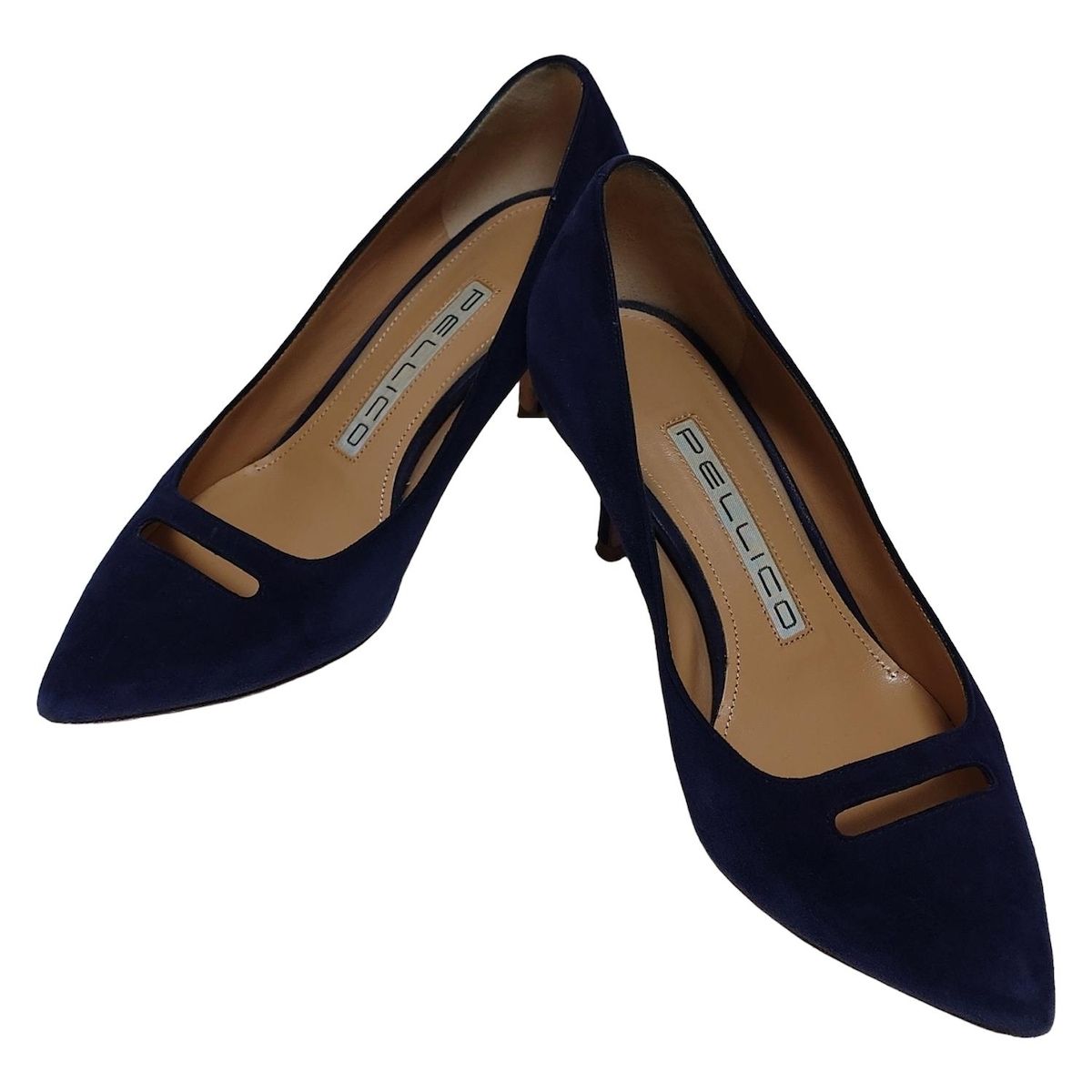 PELLICO(ペリーコ) パンプス 35 レディース - ネイビー - メルカリ