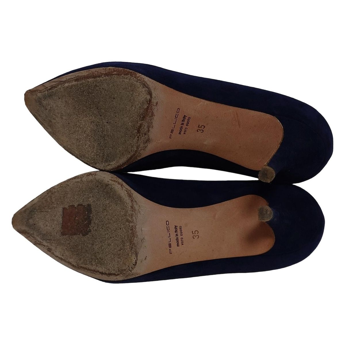 【美品】PELLICO ペリーコ　NEBI パンプス　ネイビー 中古・古着通販】PELLICO (ペリーコ) スタッズパンプス ネイビー