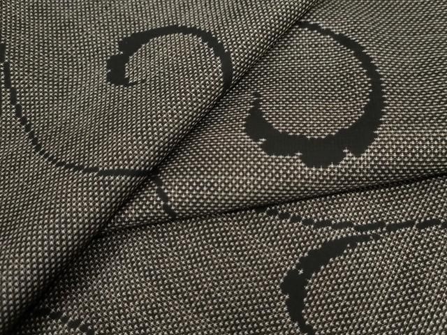 ☆平和島様☆専用出品商品です！ 平和屋着物○本場大島紬 9マルキ 泥染め 唐草文 橋口秀三作 証紙付き