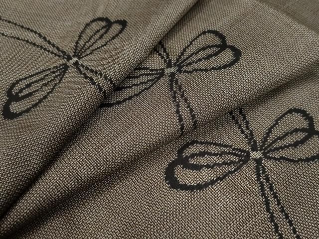 平和屋着物 本場大島紬 9マルキ 結び紐文 正絹 yc
